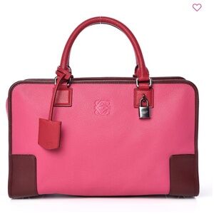 LOEWE Goatskin Amazona Pink 28 Bag